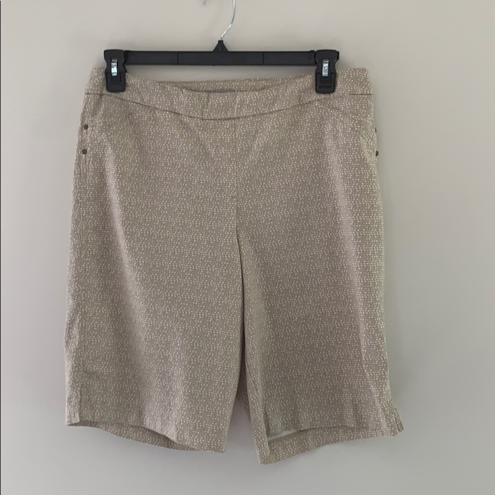 Walking, pull on, elastic waist, shorts.